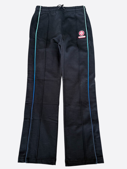 Casablanca Black & Gradient Embroidered Logo Sweatpants