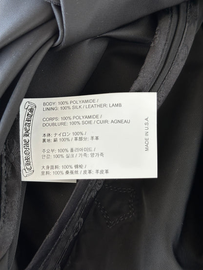 Chrome Hearts Black Nylon Cross Patch Parka Jacket