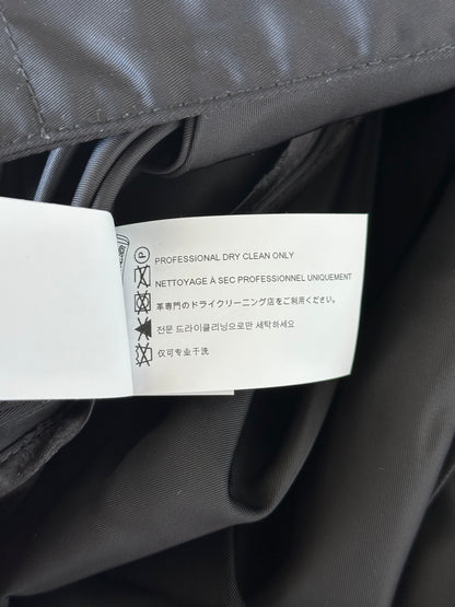 Chrome Hearts Black Nylon Cross Patch Parka Jacket