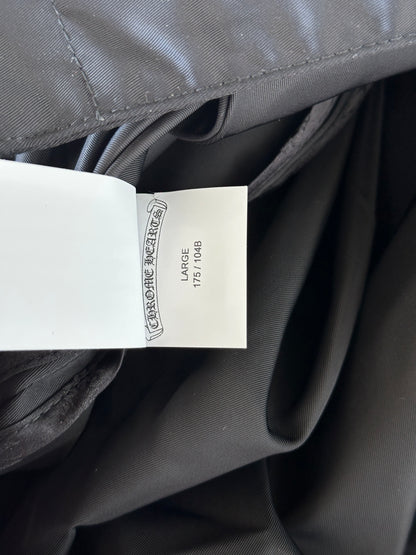 Chrome Hearts Black Nylon Cross Patch Parka Jacket