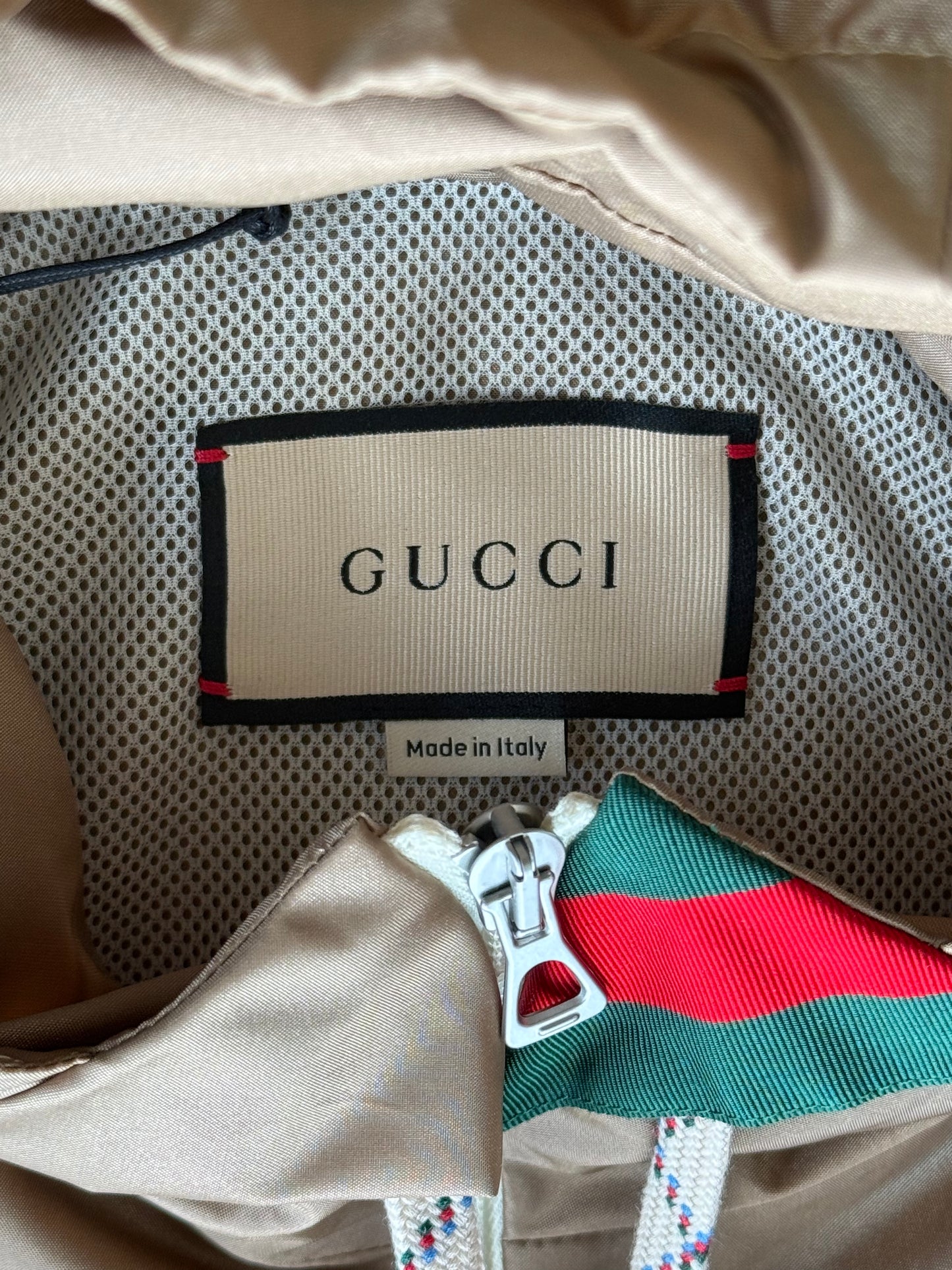 Gucci Brown Nylon Windbreaker