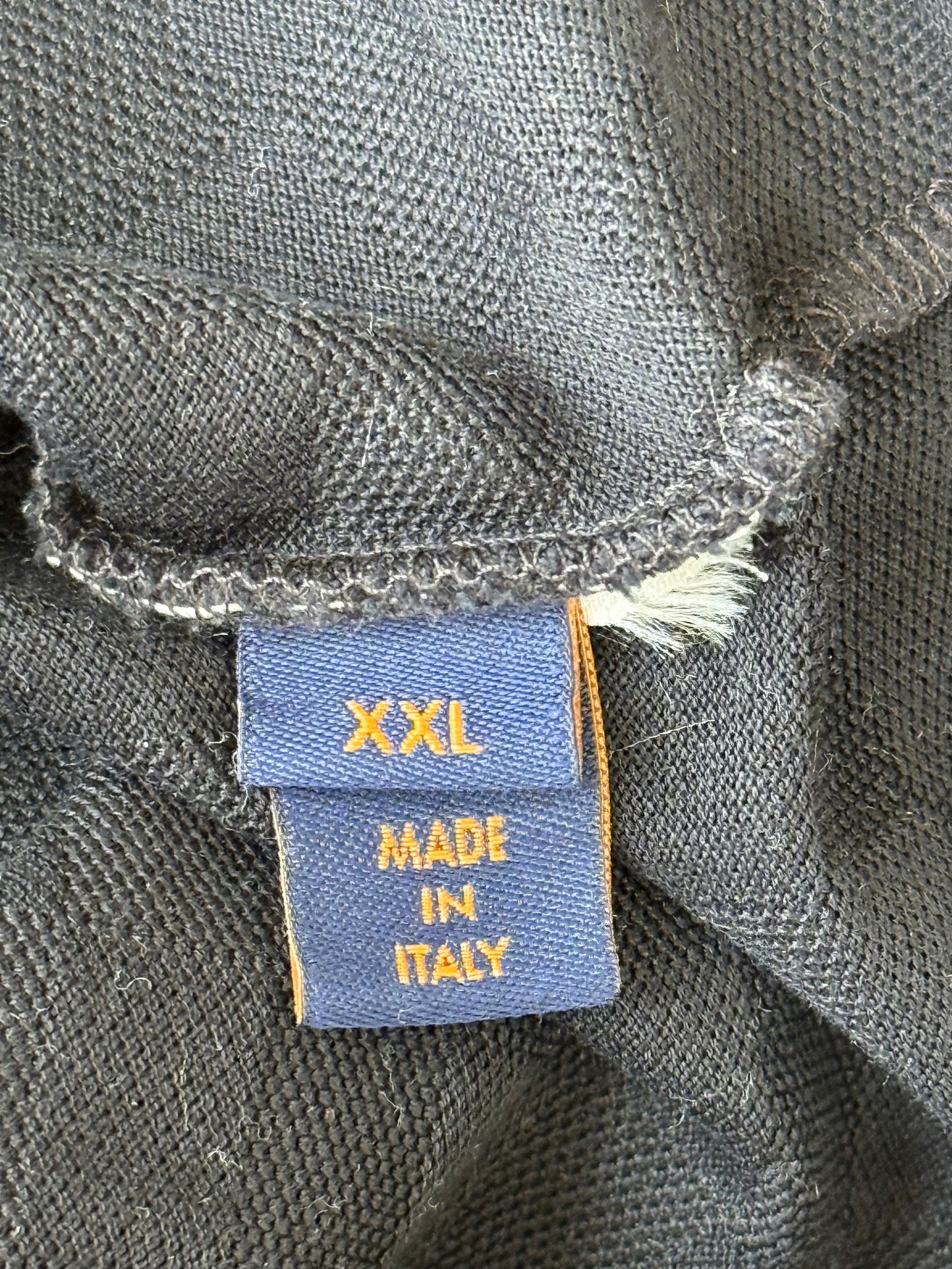 Louis Vuitton Black Damier Embroidered Logo T-Shirt