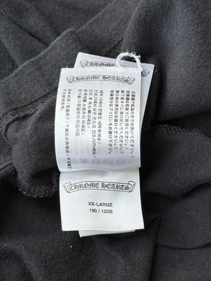 Chrome Hearts Black & Pink Horseshoe Logo Longsleeve T-Shirt
