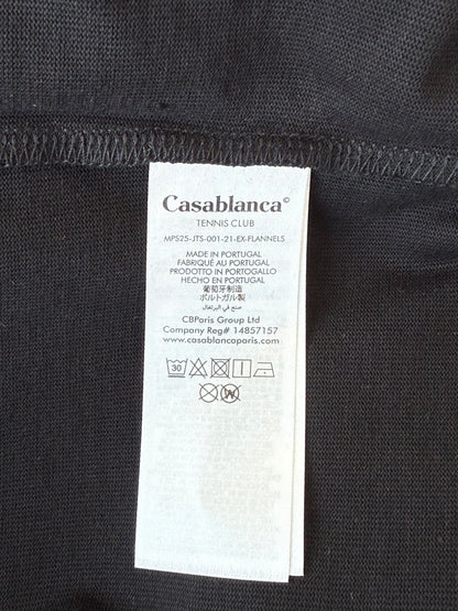 Casablanca Black & Red Diamond Patch T-Shirt