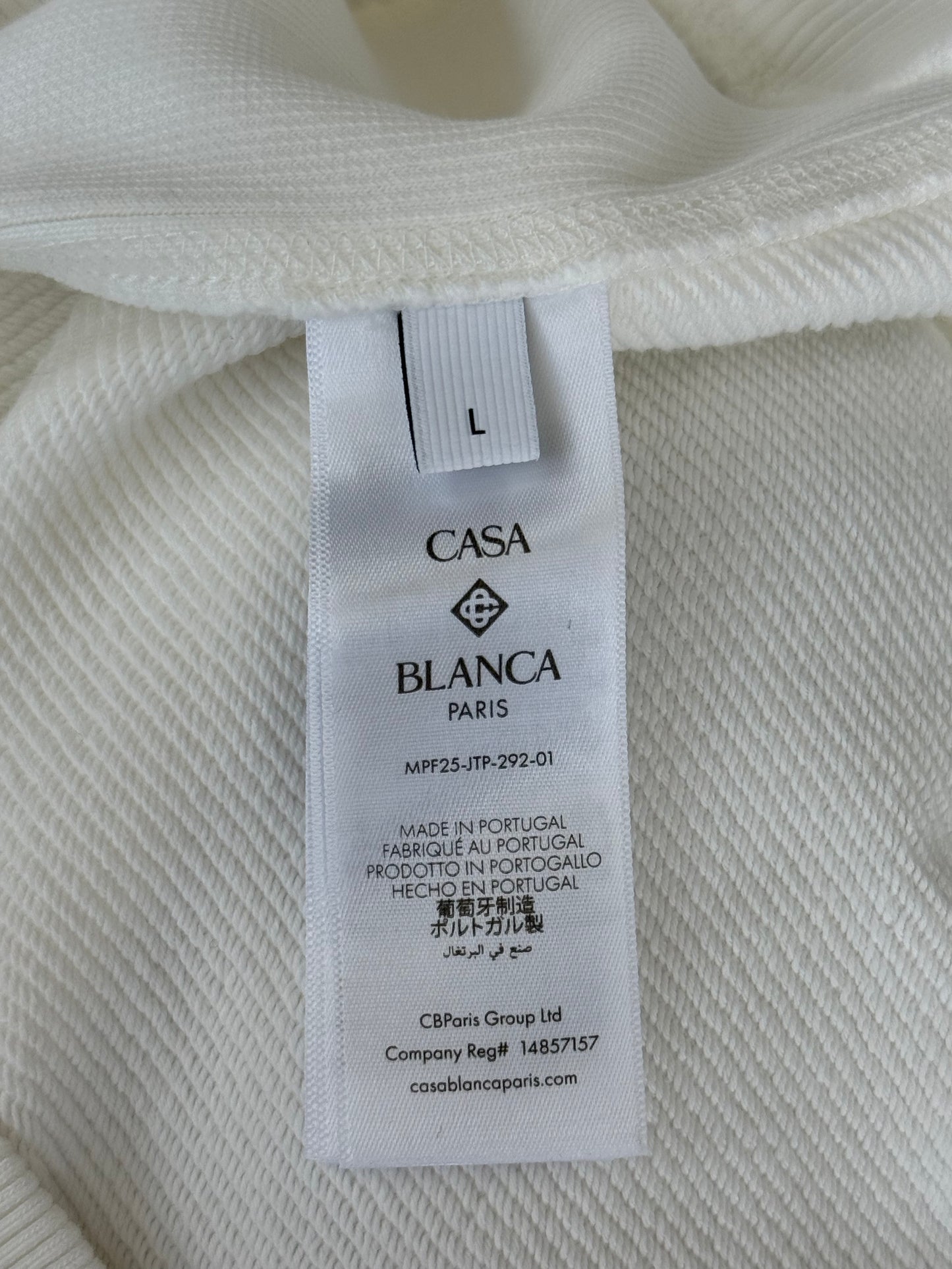 Casablanca White & Multicolor Casa Way Mountain Graphic Hoodie