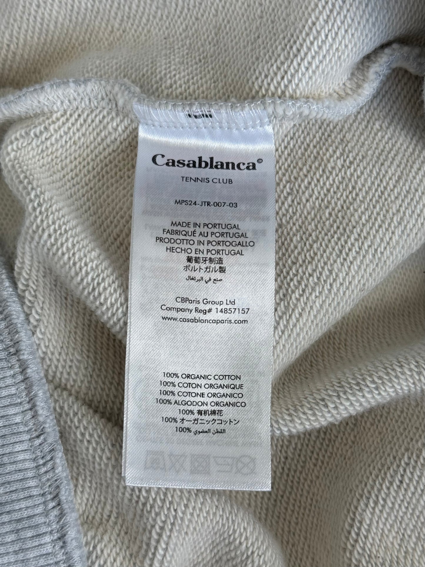 Casablanca Grey & Multicolor Triomphe D'Orange Logo Sweatpants