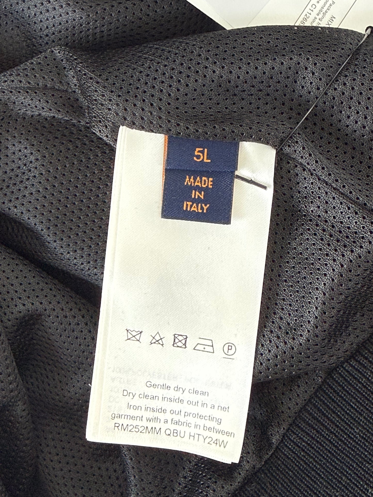 Louis Vuitton Black & White Hybrid Track Jacket