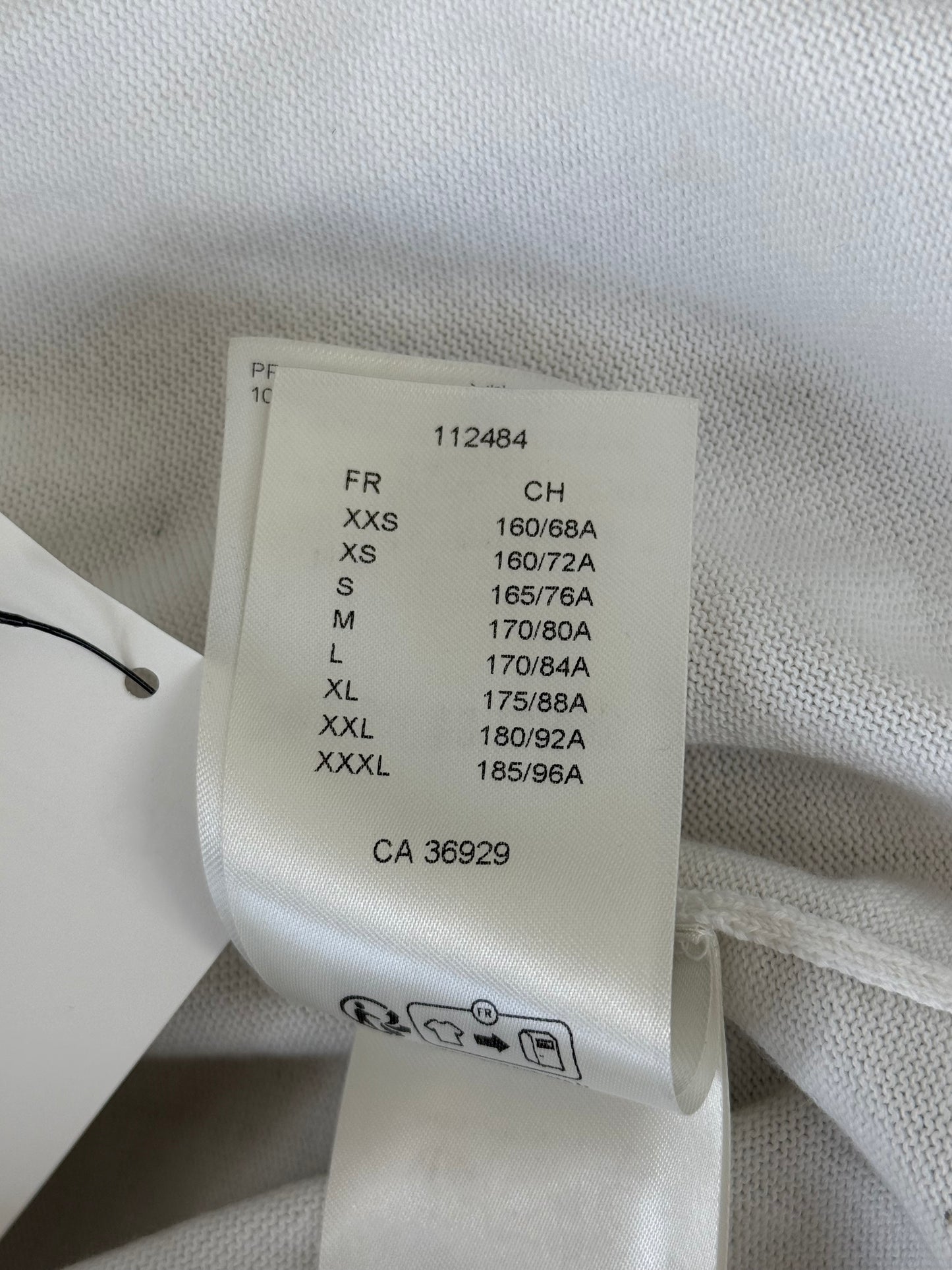 Louis Vuitton White & Blue Ice Logo Intarsia T-Shirt