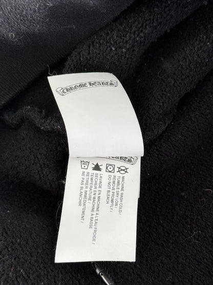Chrome Hearts Black & White Triple Cross Embroidered Hoodie