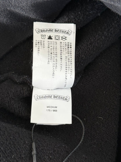 Chrome Hearts Black & White Triple Cross Embroidered Hoodie