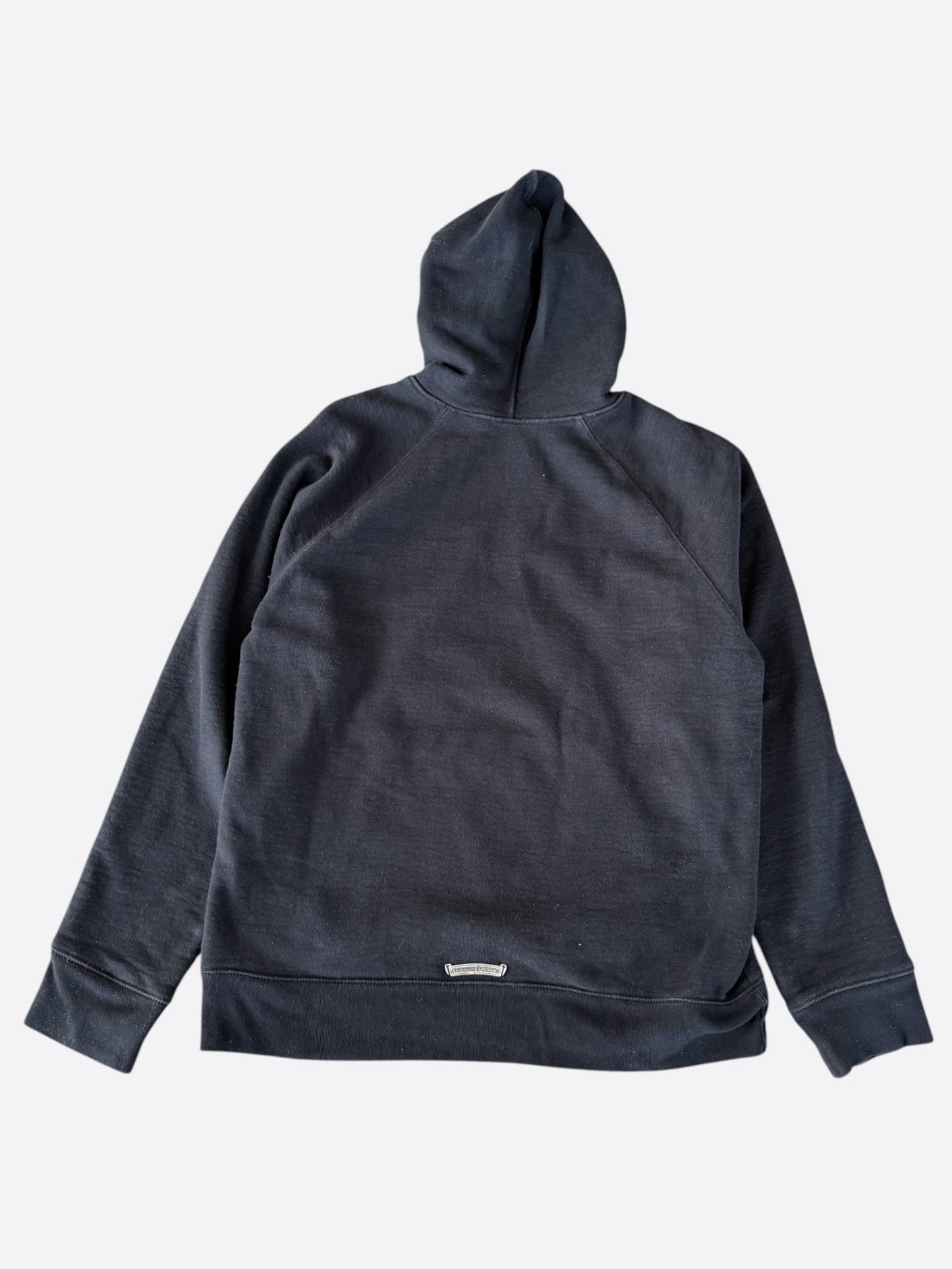 Chrome Hearts Black & White Triple Cross Embroidered Hoodie