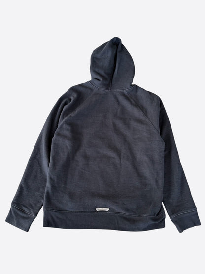 Chrome Hearts Black & White Triple Cross Embroidered Hoodie