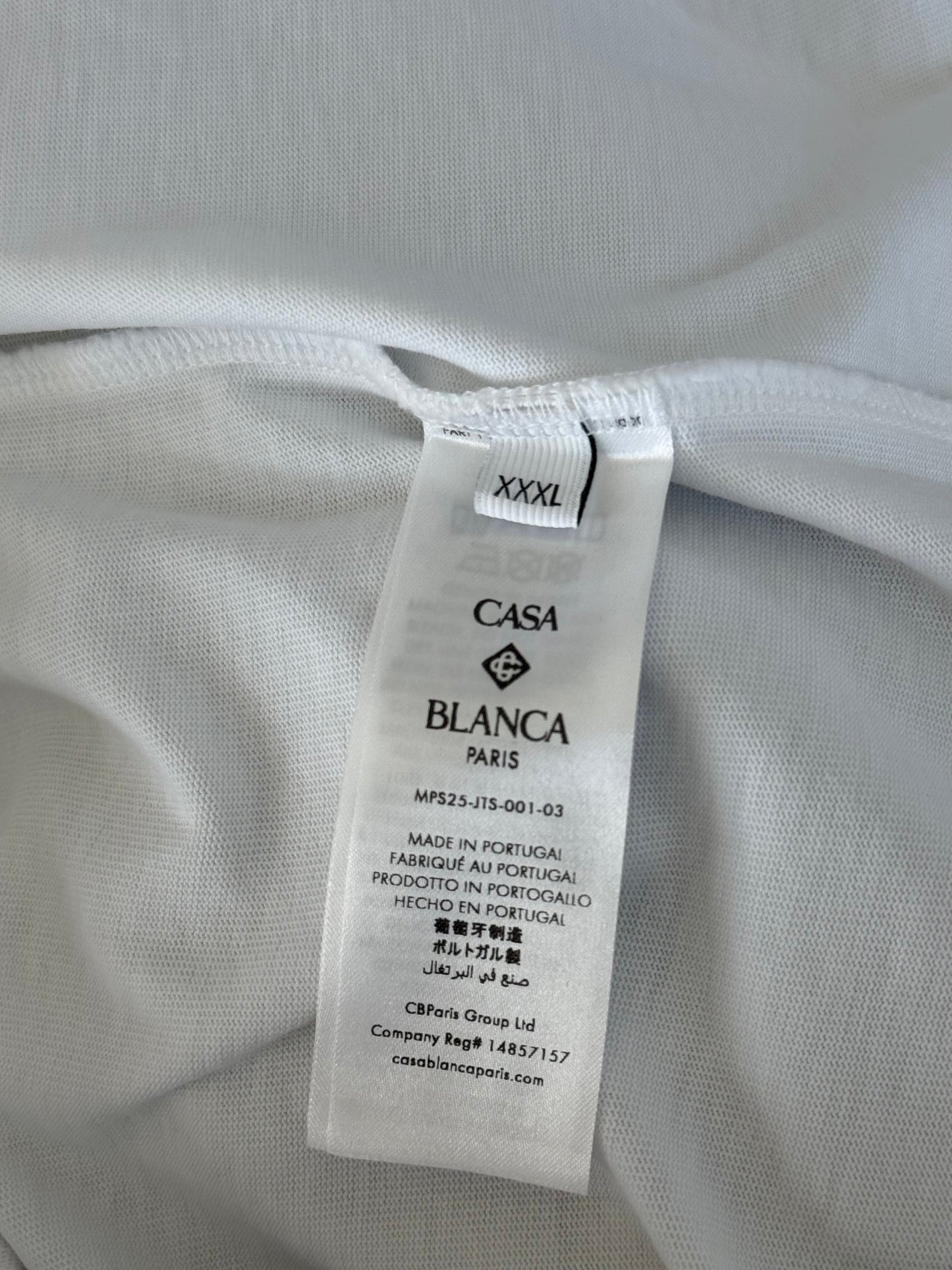Casablanca White & Multicolor Nature Teacher Graphic T-Shirt