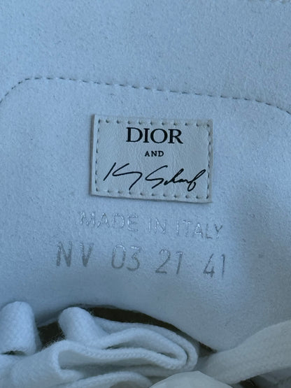 Dior Kenny Scharf White & Multicolor Oblique Faces B23 Sneakers