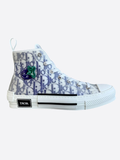 Dior Kenny Scharf White & Multicolor Oblique Faces B23 Sneakers