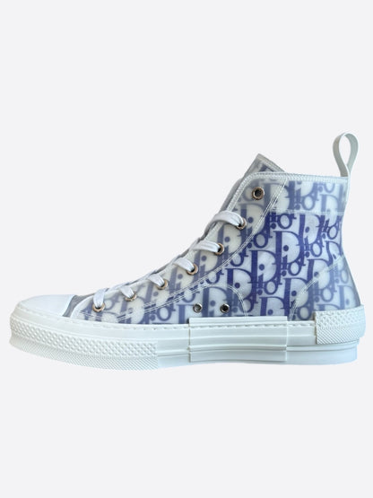 Dior Kenny Scharf White & Multicolor Oblique Faces B23 Sneakers