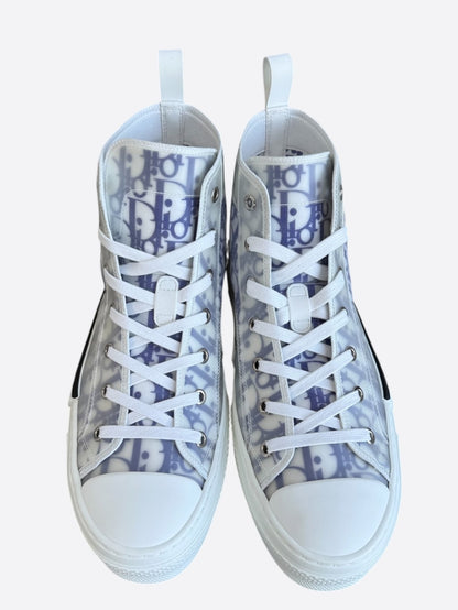 Dior Kenny Scharf White & Multicolor Oblique Faces B23 Sneakers