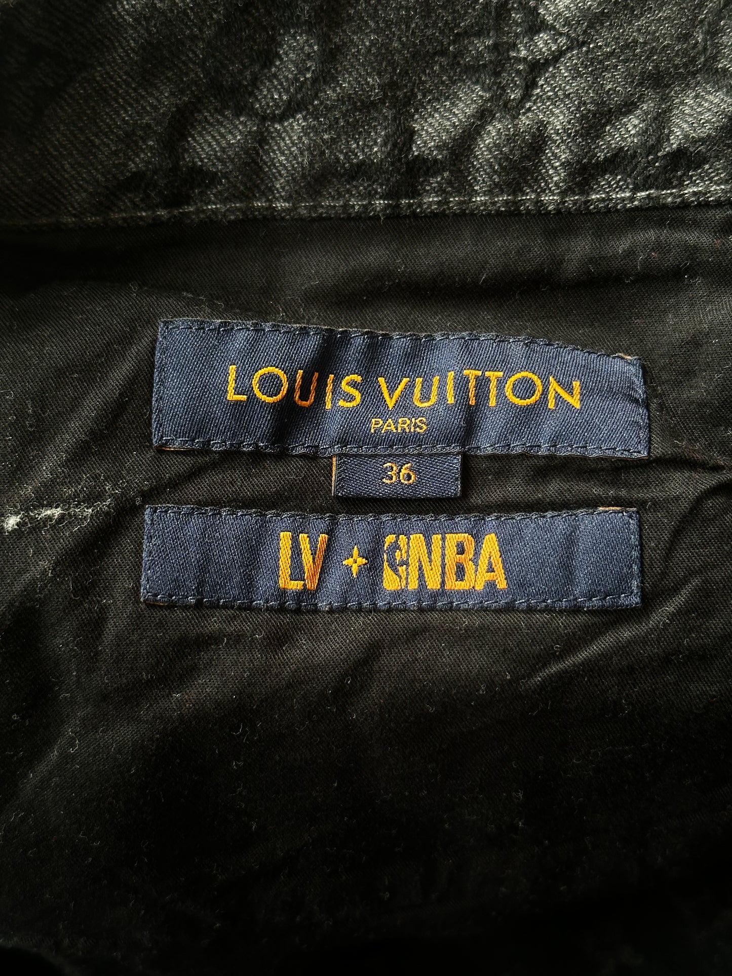 Louis Vuitton NBA Grey Monogram Jeans