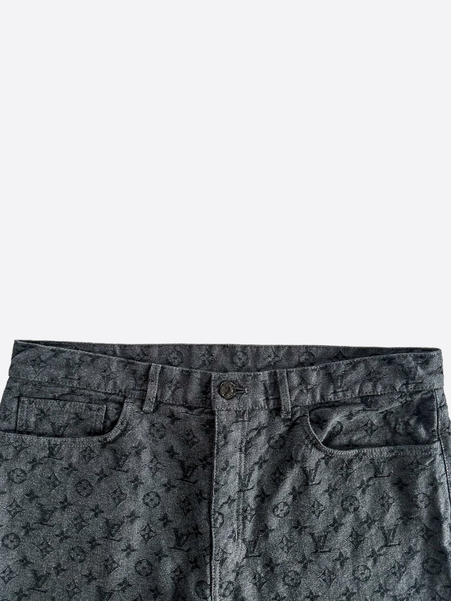 Louis Vuitton NBA Grey Monogram Jeans