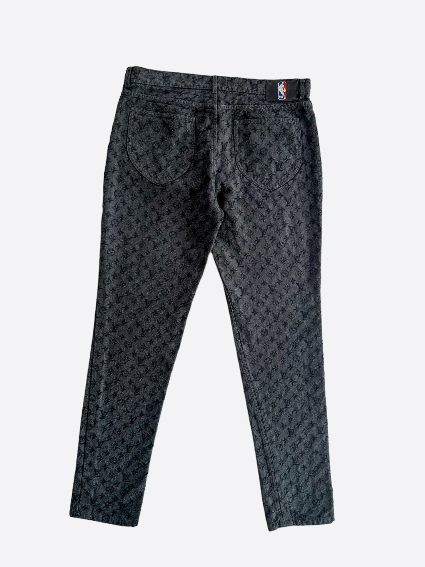 Louis Vuitton NBA Grey Monogram Jeans