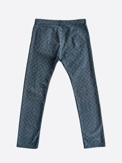 Louis Vuitton Blue Monogram Slim Jeans