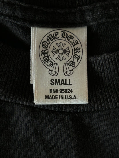 Chrome Hearts Black & White Los Angeles Exclusive Cross Logo T-Shirt
