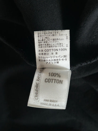 Chrome Hearts Black & White Cross Patch Denim Jacket
