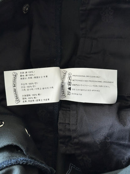 Chrome Hearts Dark Navy Multicolor Cross Patch Chino Pants
