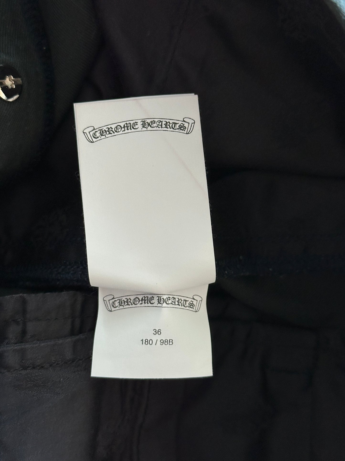 Chrome Hearts Dark Navy Multicolor Cross Patch Chino Pants