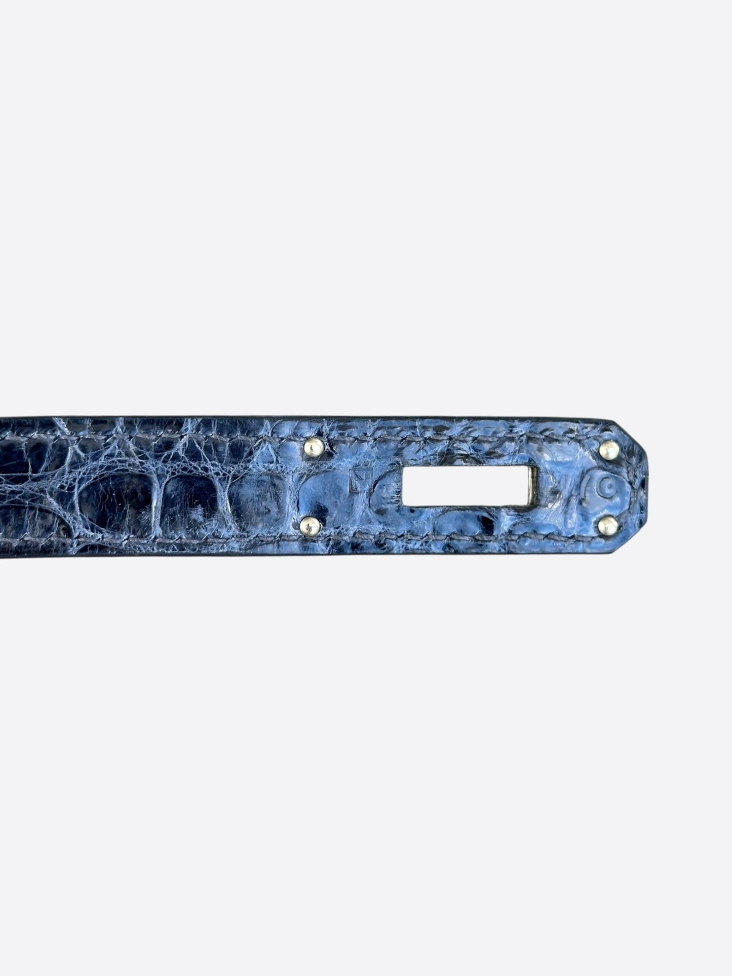 Hermes Blue Crocodile Birkin 35