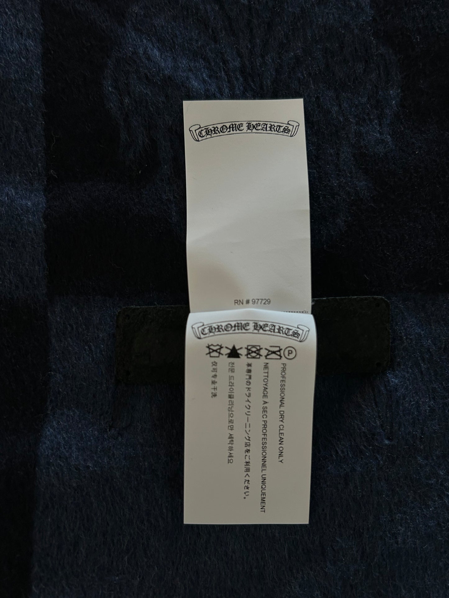 Chrome Hearts Blue & Navy Scarf