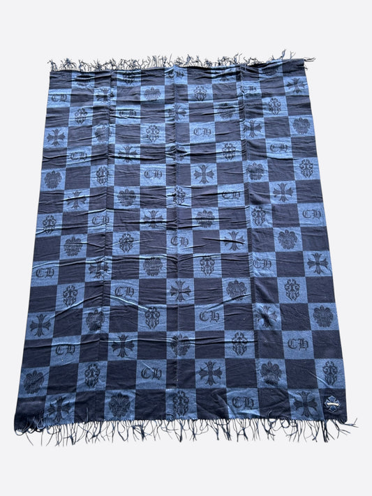 Chrome Hearts Blue & Navy Scarf