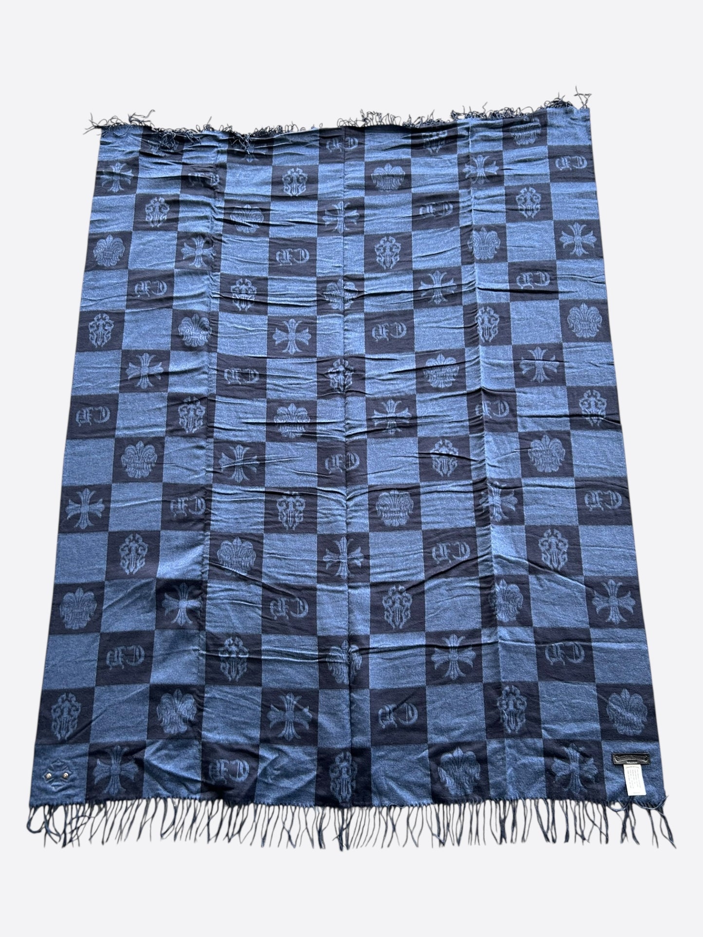 Chrome Hearts Blue & Navy Scarf