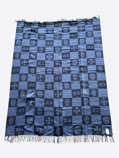 Chrome Hearts Blue & Navy Scarf