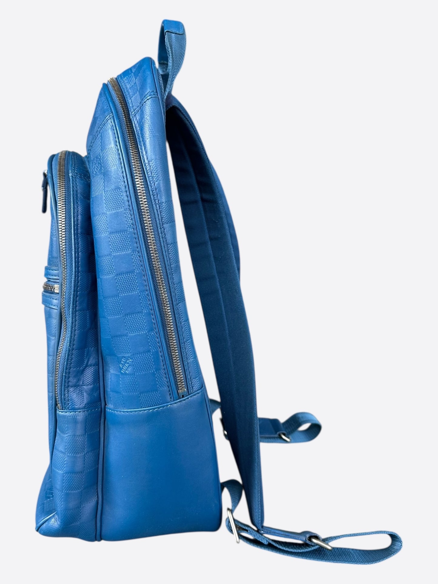 Louis Vuitton Blue Infini Damier Michael Backpack