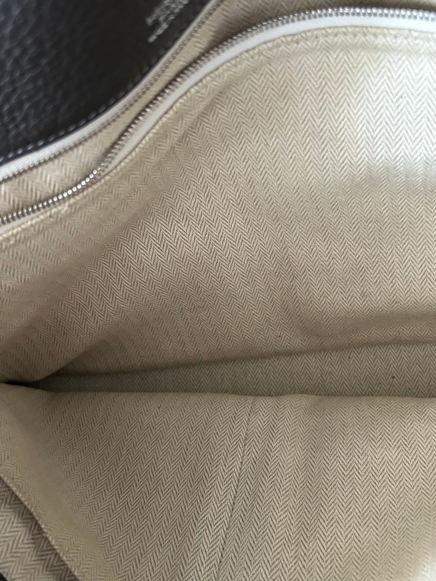 Hermes Black Taurillon Clemence Messenger Bag