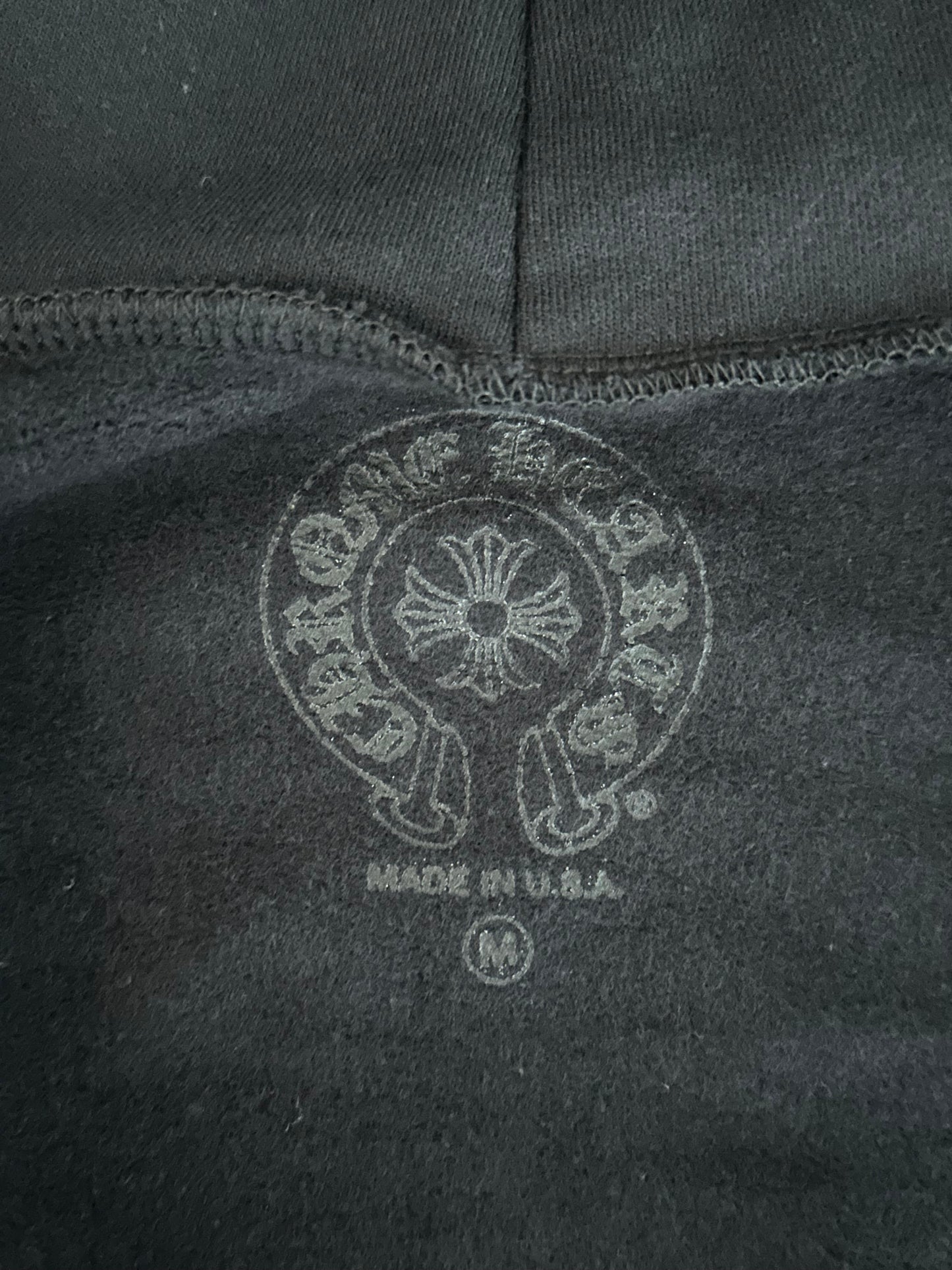 Chrome Hearts Script Logo Zip Up Hoodie