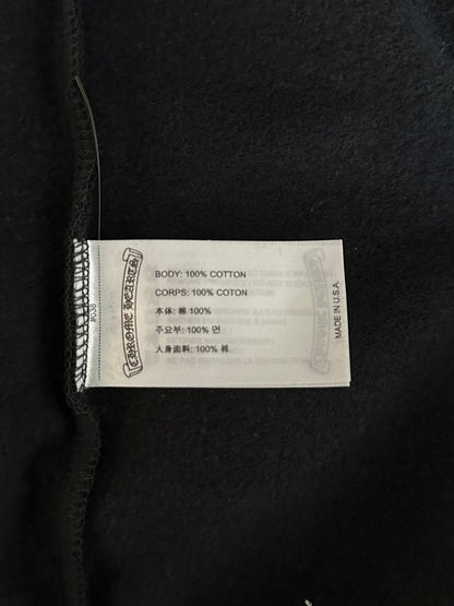Chrome Hearts Script Logo Zip Up Hoodie
