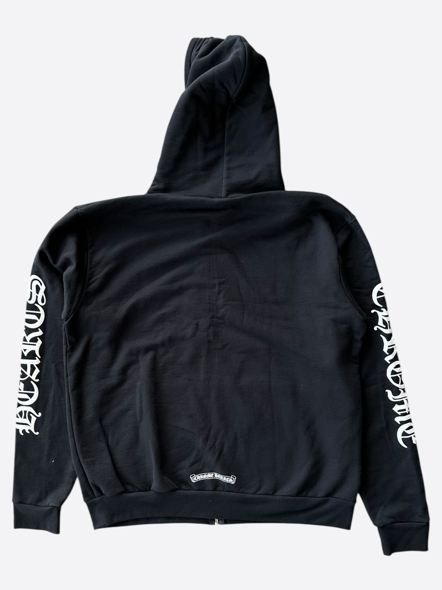 Chrome Hearts Script Logo Zip Up Hoodie