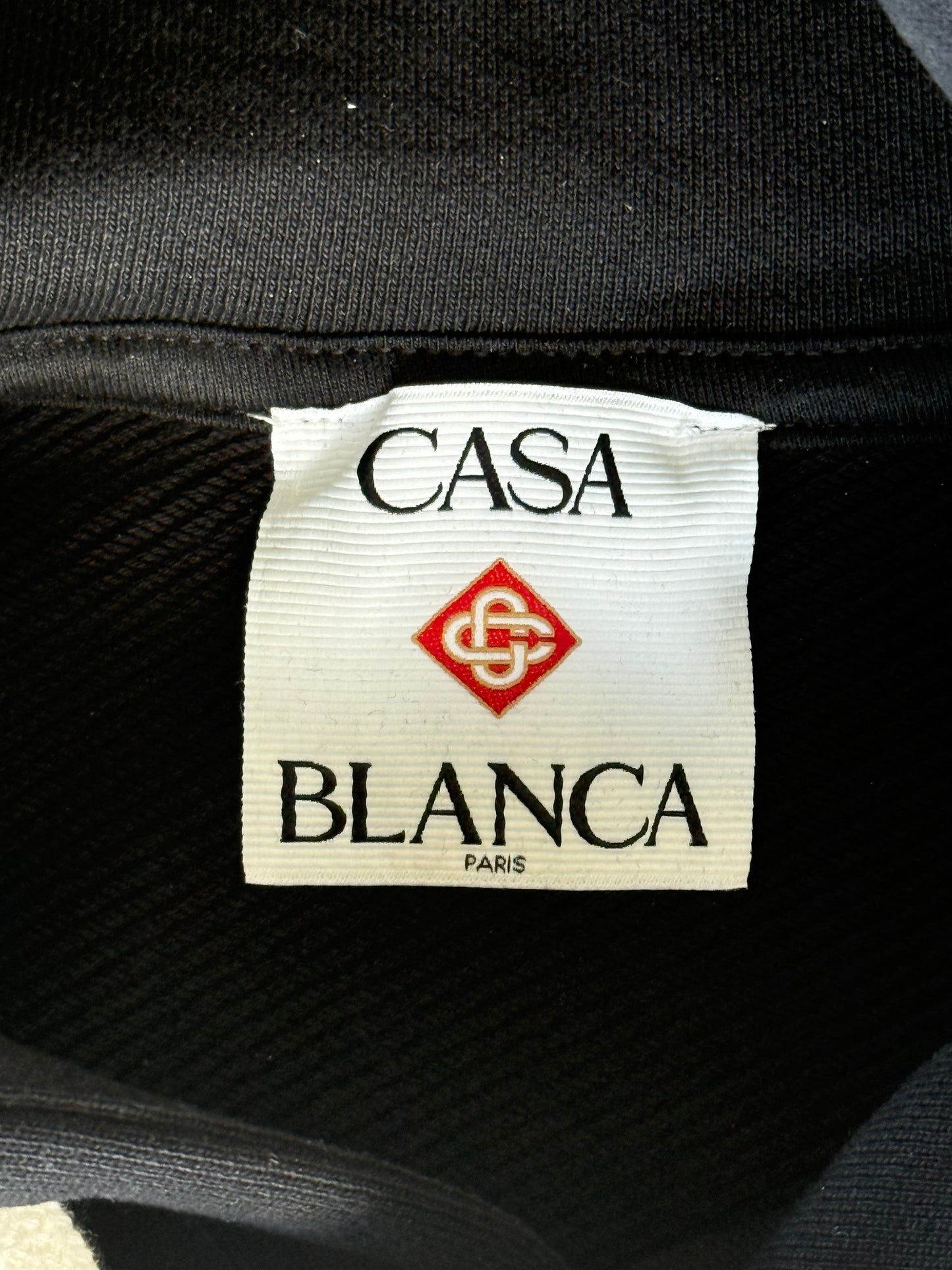 Casablanca Black & Multicolor Ski Club Logo Hoodie