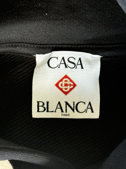 Casablanca Black & Multicolor Ski Club Logo Hoodie