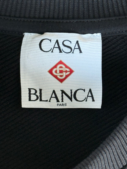Casablanca Black & Multicolor Sunset Valley Patch Sweater