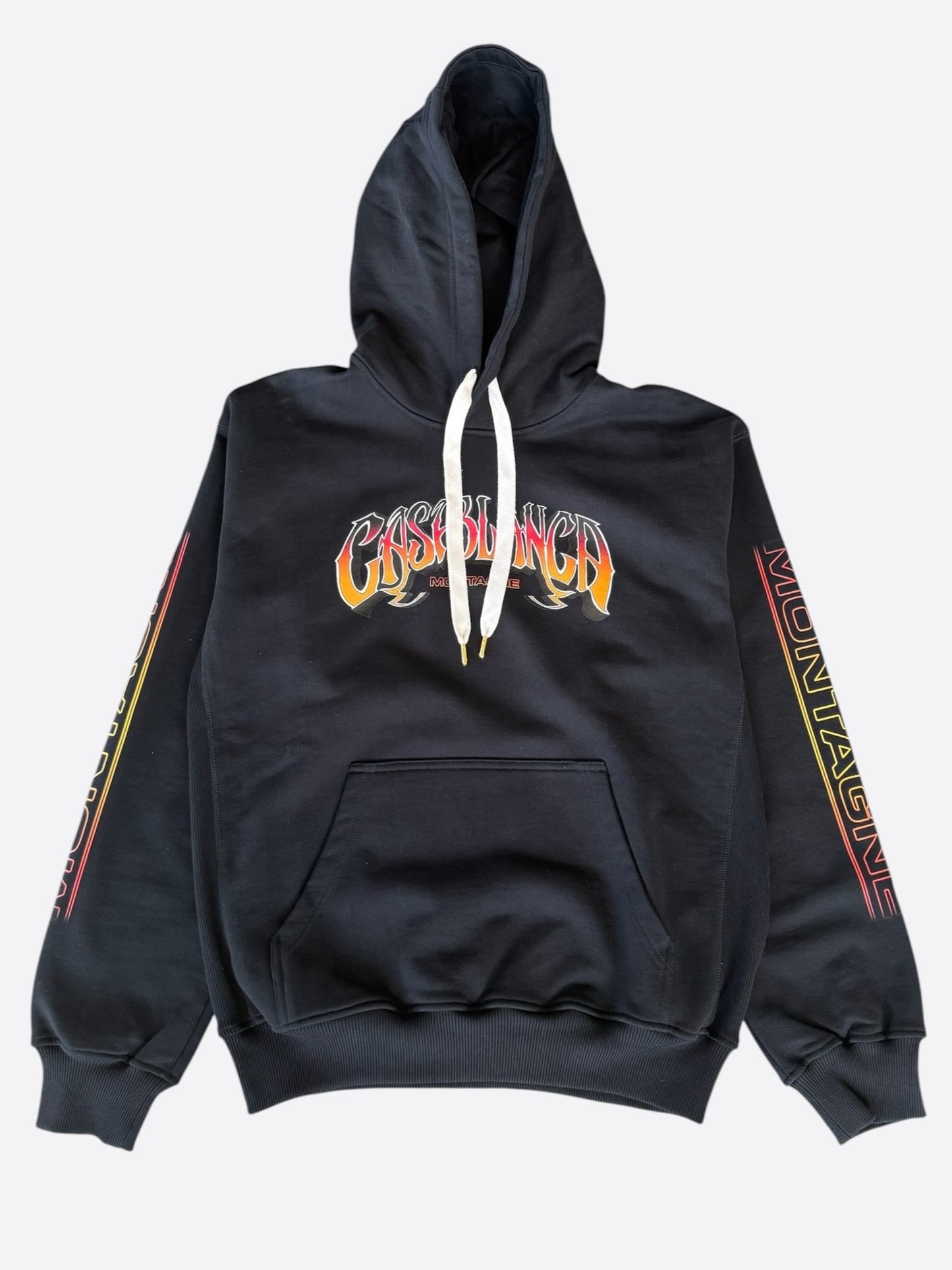 Casablanca Black & Multicolor Ski Club Logo Hoodie