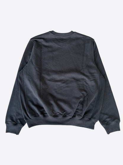 Casablanca Black & Multicolor Sunset Valley Patch Sweater