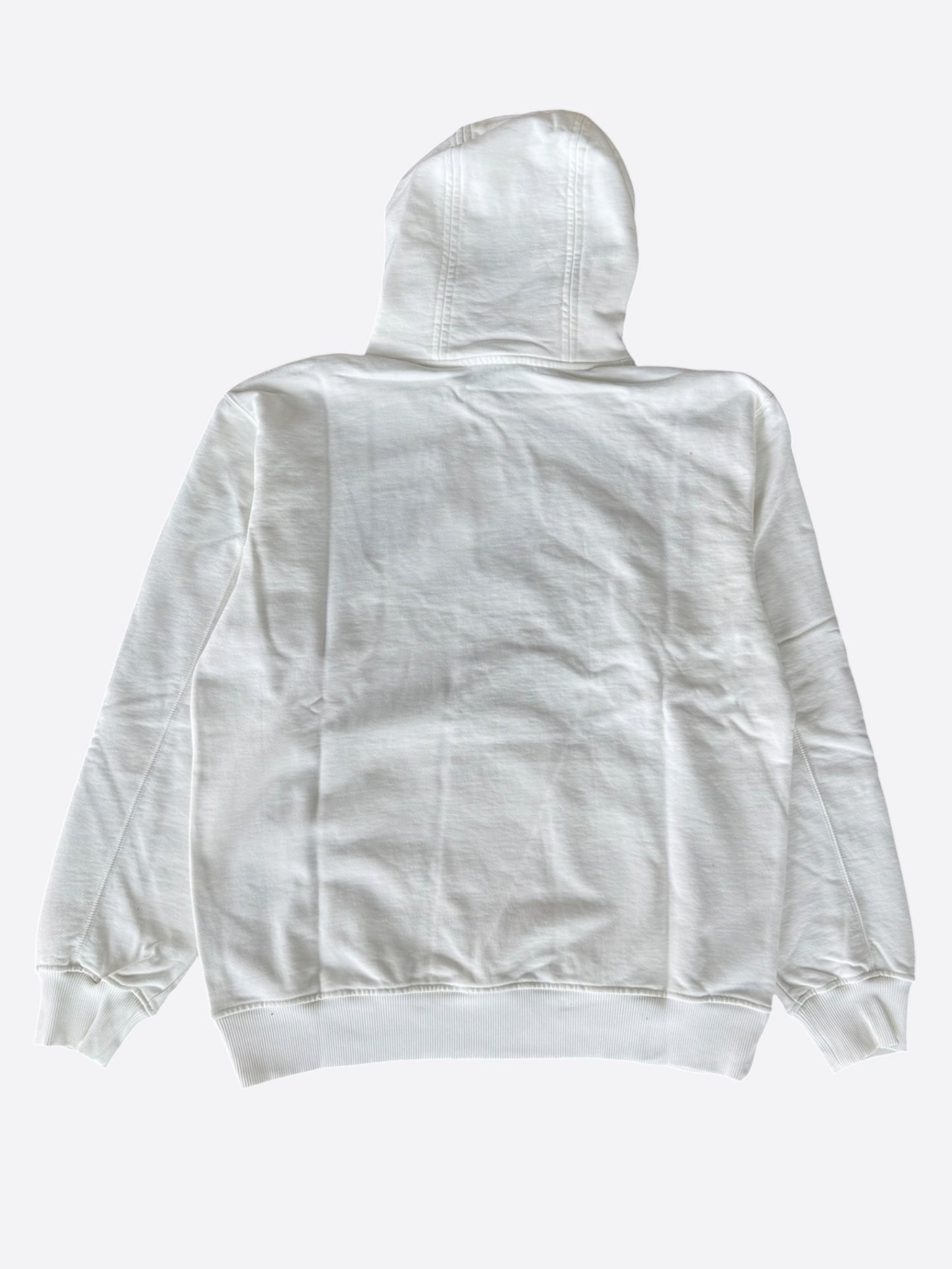 Casablanca White & Multicolor Casa Way Embroiodered Logo Hoodie