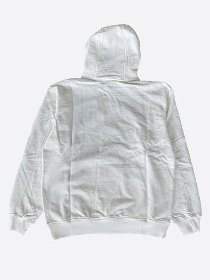 Casablanca White & Multicolor Casa Way Embroiodered Logo Hoodie