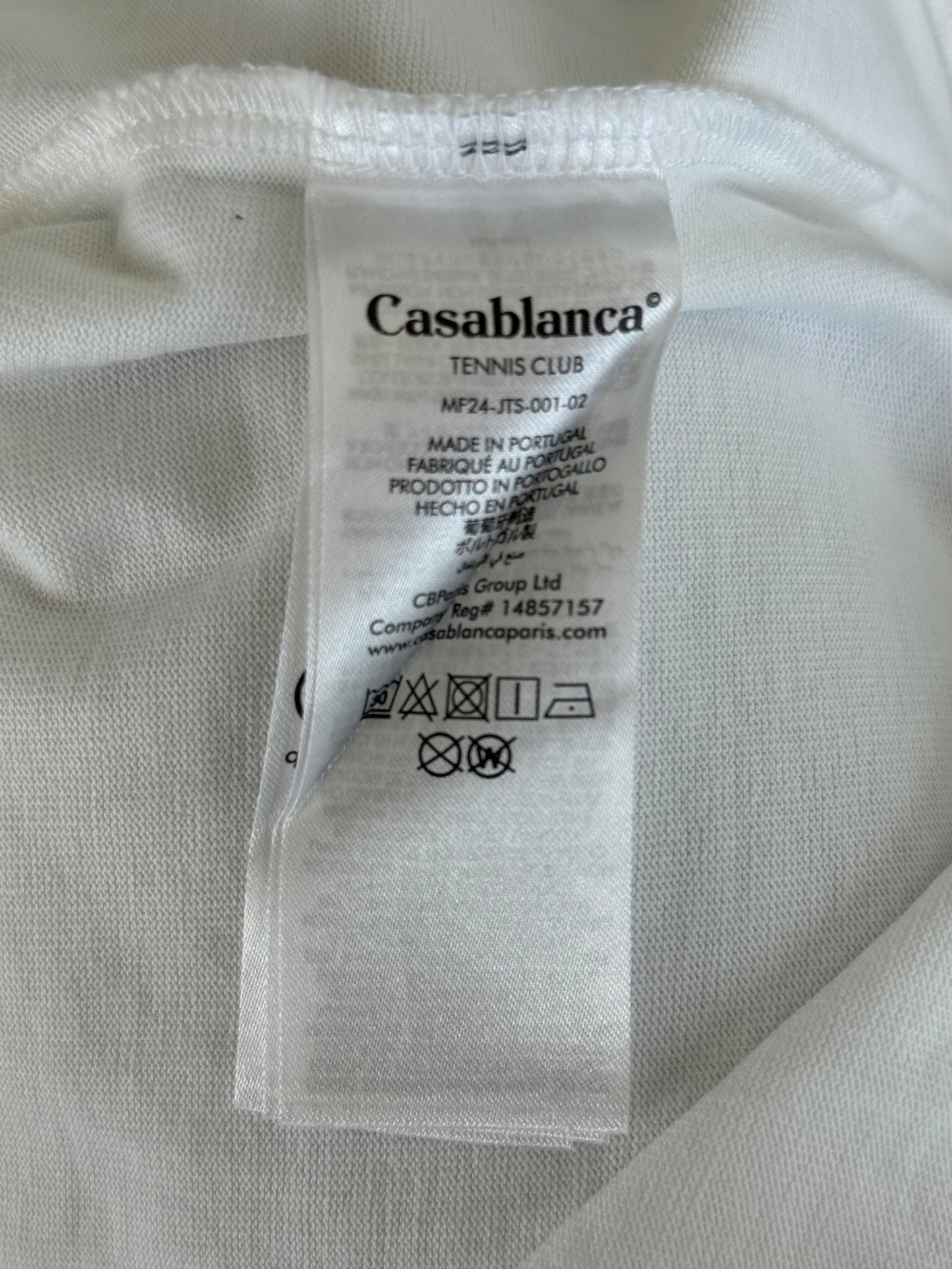 Casablanca White & Multicolor Road To Knowledge Graphic T-Shirt