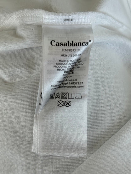 Casablanca White & Multicolor Road To Knowledge Graphic T-Shirt