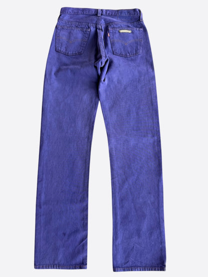 Chrome Hearts Levis St. Barth Exclusive Purple Dyed Jeans
