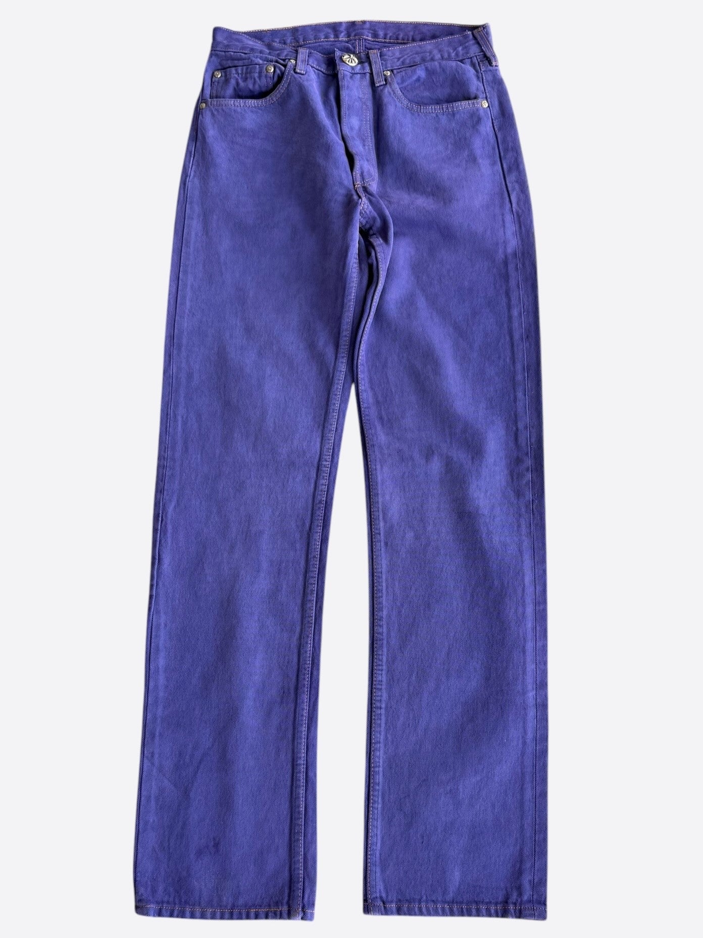 Chrome Hearts Levis St. Barth Exclusive Purple Dyed Jeans